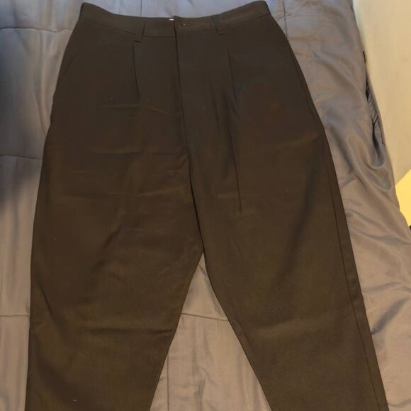 AMI Oversized Carrot Fit Trousers - Picture 1 of 3